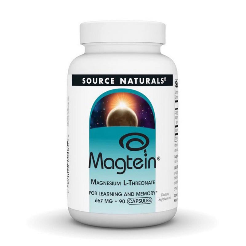 Магний треонат Source Naturals Magtein Magnesium L-Threonate 90 капс.