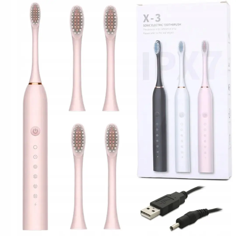 Зубная щетка электрическая Sonic Toothbrush X-3 звуковая (2479516900)