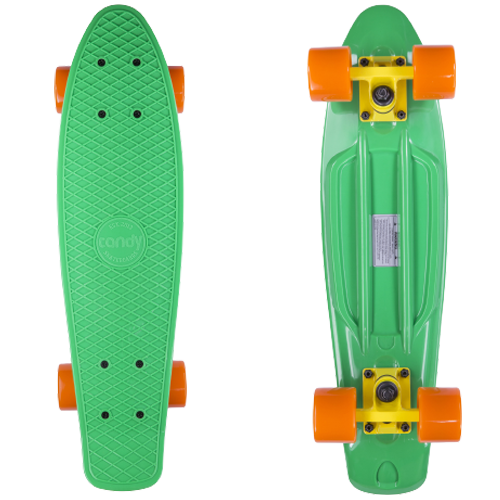 Скейтборд круїзер Candy 22" Green/Orange (1498) - фото 3