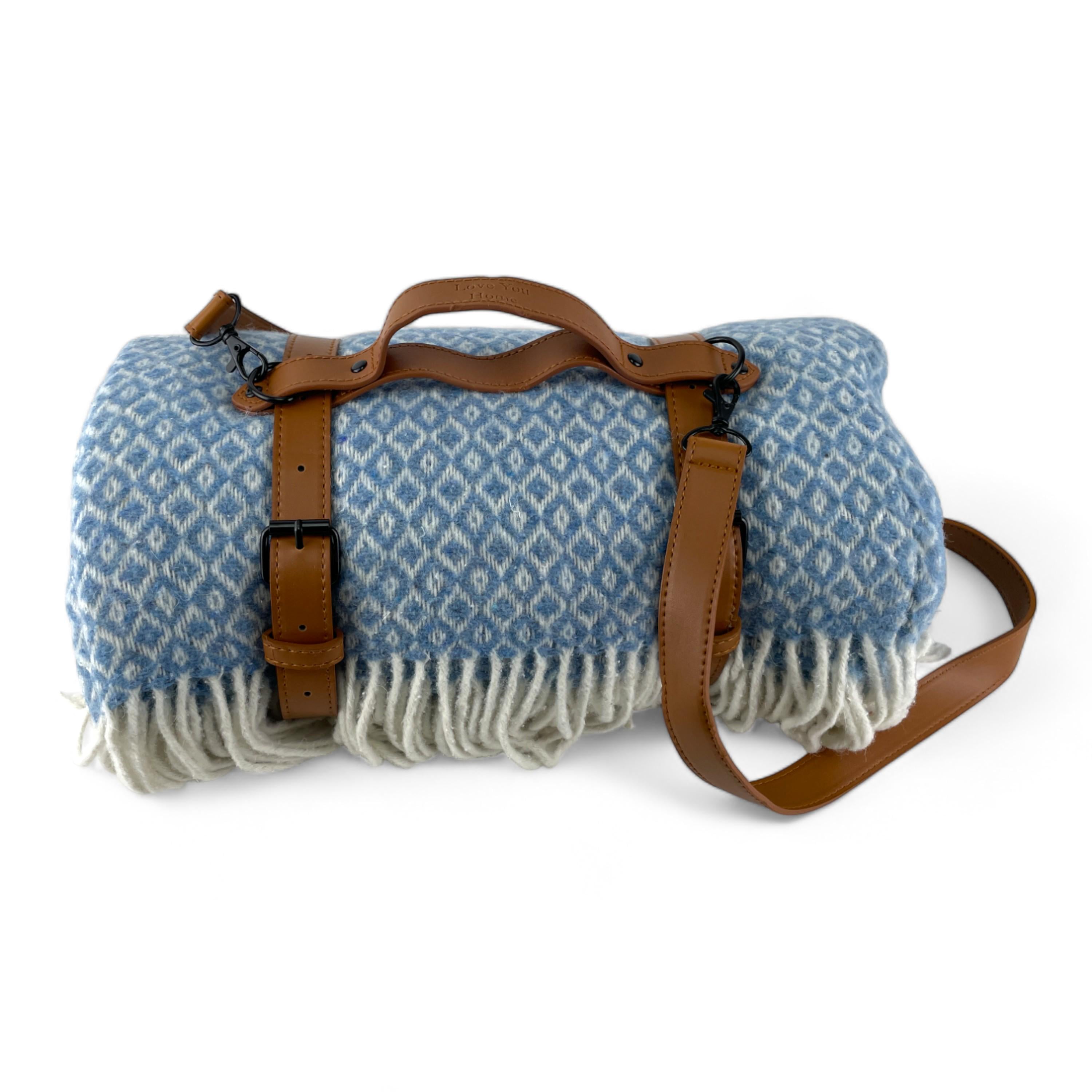 Плед Vladi 140x200 см Блакитний (4494-R) Плед Vladi 140x200 см Блакитний (4494-R)