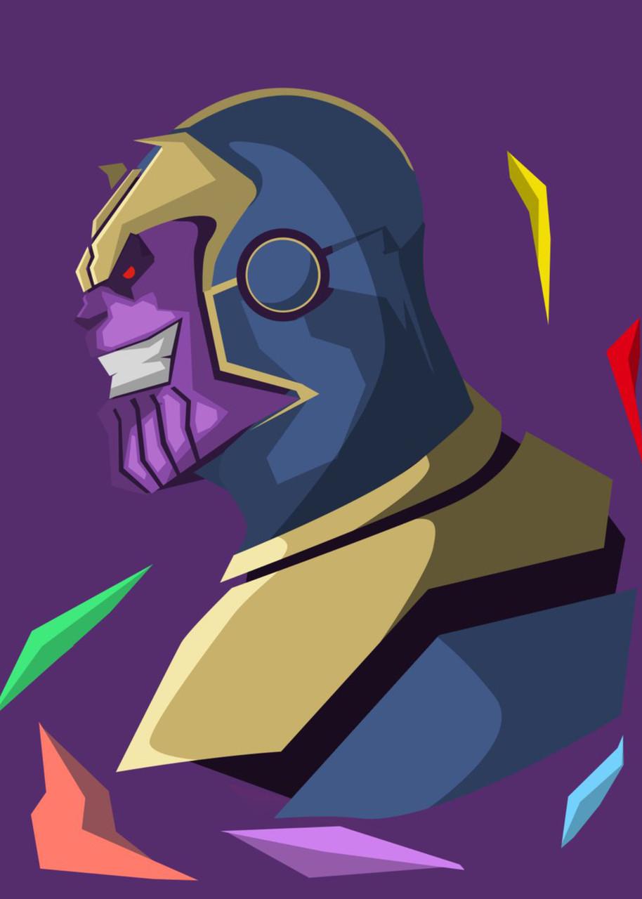 Картина постер Gee! Thanos Танос поп 40х60 см TN.09.048