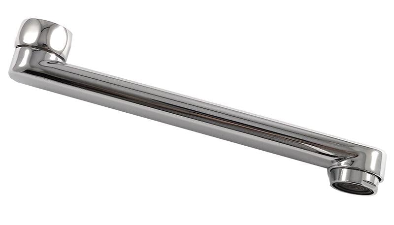 Гусак для ванны Frap F20F плоский 20 см Хром