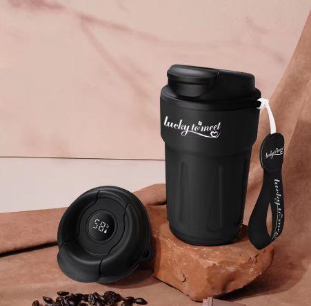 Термокухоль з інтелектуальним дисплеєм температури 420 мл Чорний (2468344659) - фото 3 Термокухоль з інтелектуальним дисплеєм температури 420 мл Чорний (2468344659) - фото 3