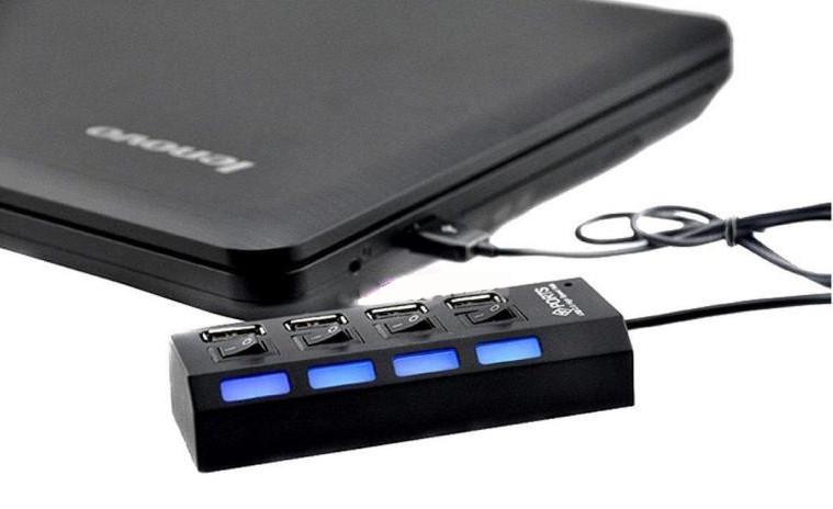 Концентратор USB HUB iMice HI-Speed 4 порта с переключателями - фото 9