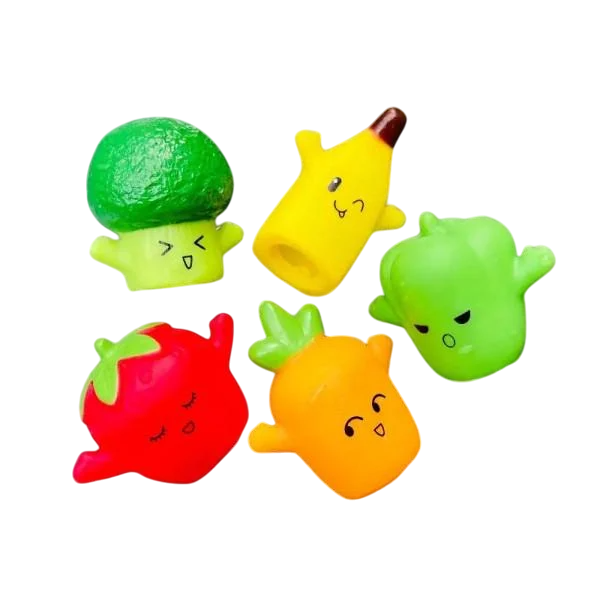 Набір ігровий пальчиковий театр овочі/фрукти 5 шт. Набір ігровий пальчиковий театр овочі/фрукти 5 шт.