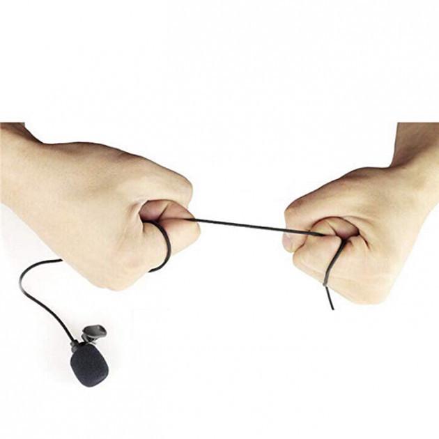 Петличний мікрофон Alitek Alen для ноутбука/комп'ютера/камери тканинний шнур - фото 3 Петличний мікрофон Alitek Alen для ноутбука/комп'ютера/камери тканинний шнур - фото 3