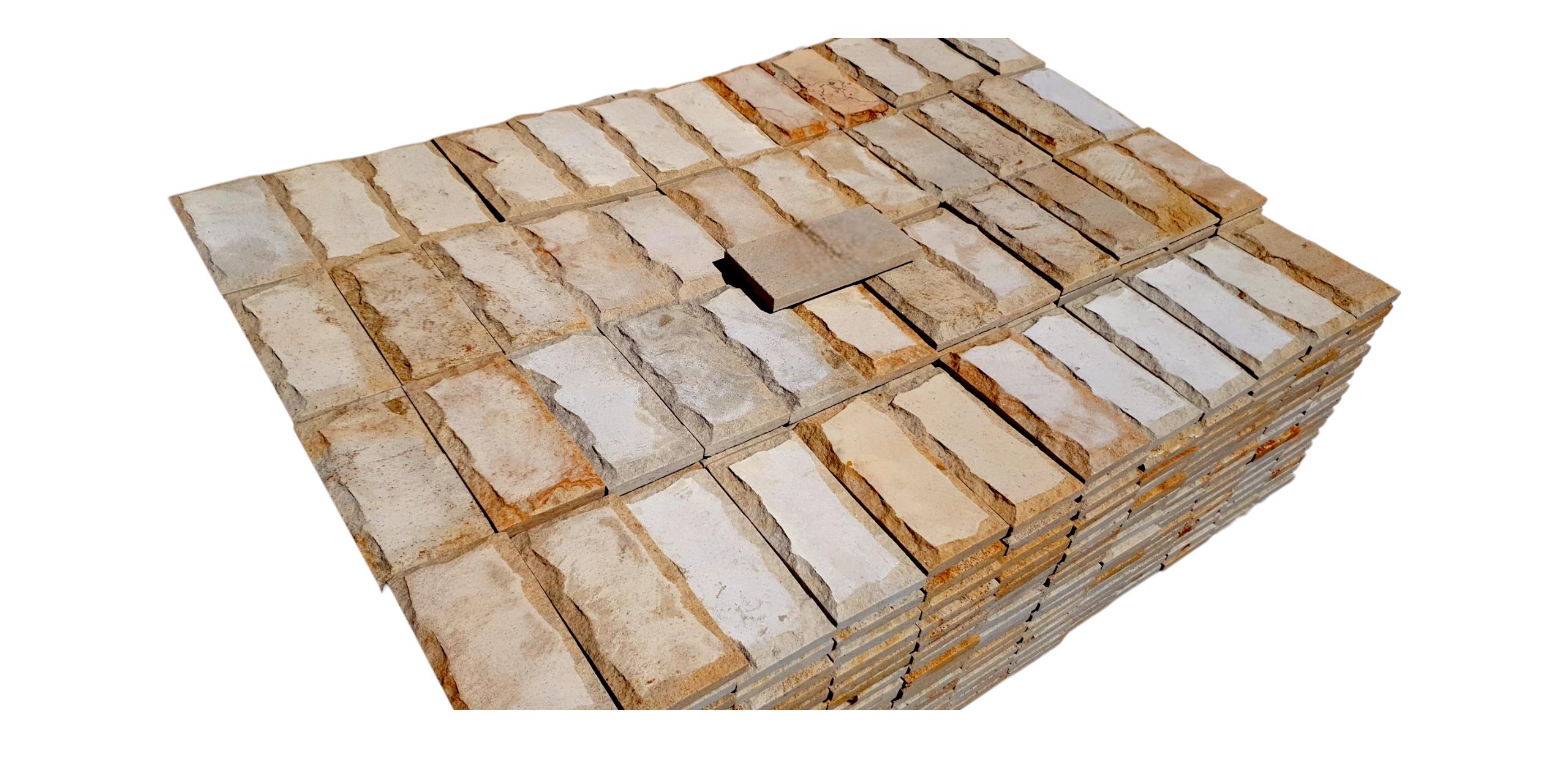 Плитка пиляна рустована для фасаду та каміну з каменю пісковика STONELAK OLD TOWN 15х30 см 1 м.кв./1 палета 20 м.кв. (991017) - фото 4 Плитка пиляна рустована для фасаду та каміну з каменю пісковика STONELAK OLD TOWN 15х30 см 1 м.кв./1 палета 20 м.кв. (991017) - фото 4