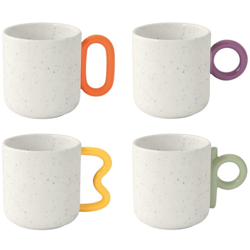 Набор кружек Easy Life Creative 350 мл 4 шт. White (111004344)