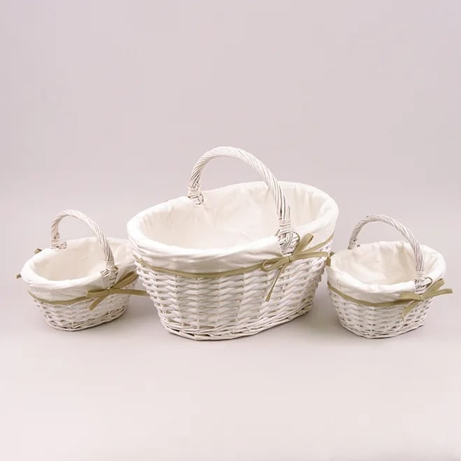 Комплект Корзин с тканью Flora 3 шт. (5472)