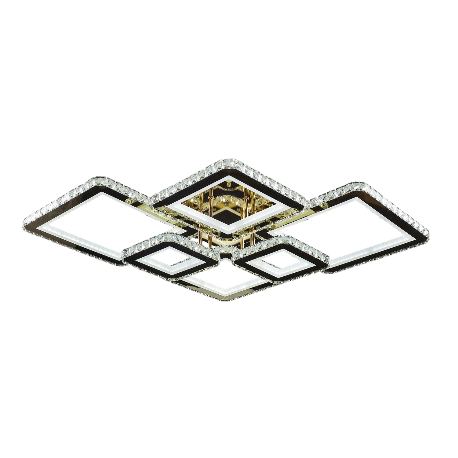 Люстра LED Свет SY-19376/4+2 GD з пультом 292W Золотистий