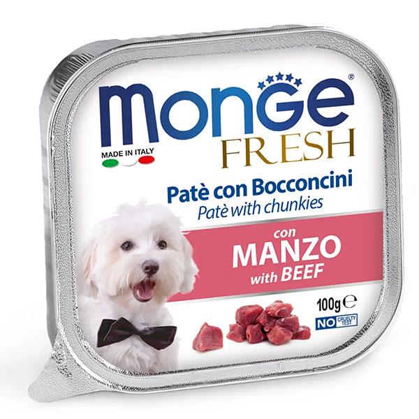 Корм для собак Monge Dog Wet FRESH яловичина 0,1 кг (27259894)