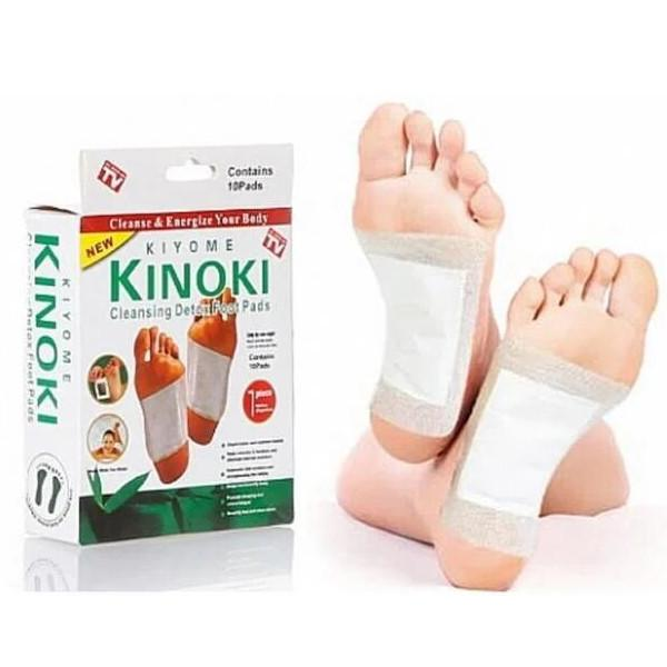 Пластырь для ног медицинский Kinoki Cleansing Detox Foot Pads детоксикационный 10 шт. - фото 5