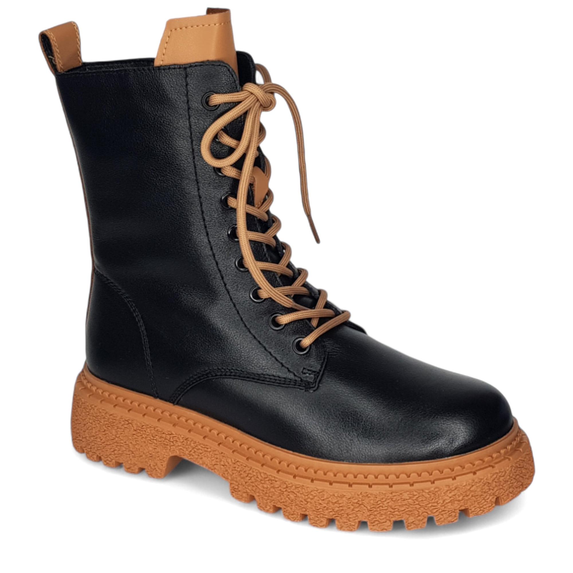 Ботинки женские зимние Wollen повседневные р. 39 Черный (013787-39)