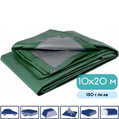 Тент Fortex полипропиленовый ламинированный защитный 10x20 м 130 г./м.кв зеленый - фото 2 Тент Fortex полипропиленовый ламинированный защитный 10x20 м 130 г./м.кв зеленый - фото 2