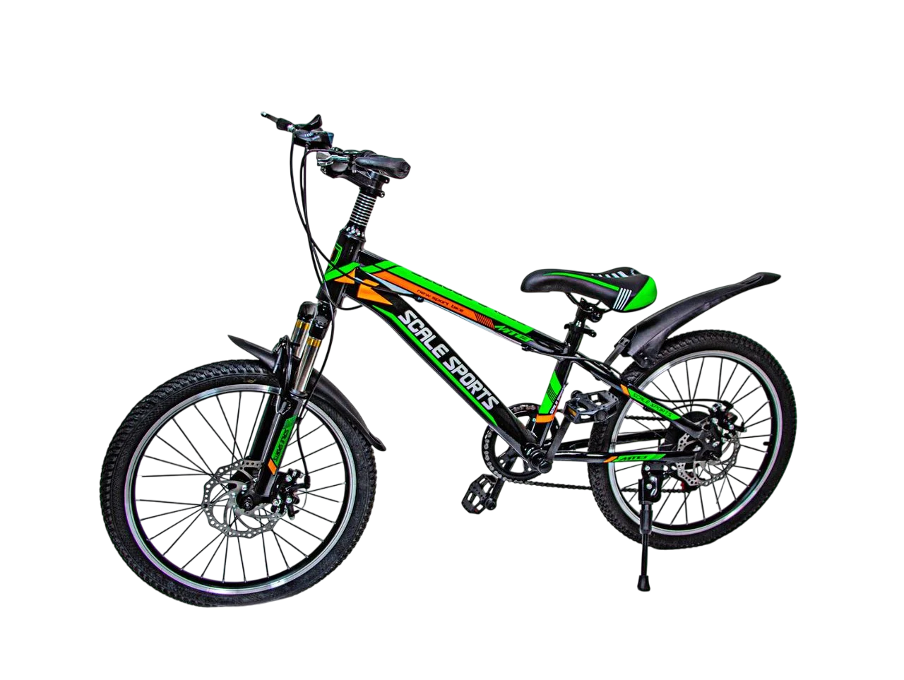 Велосипед Scale Sports 20" ручне і дискове гальмо Зелений (2135681153) Велосипед Scale Sports 20" ручне і дискове гальмо Зелений (2135681153)