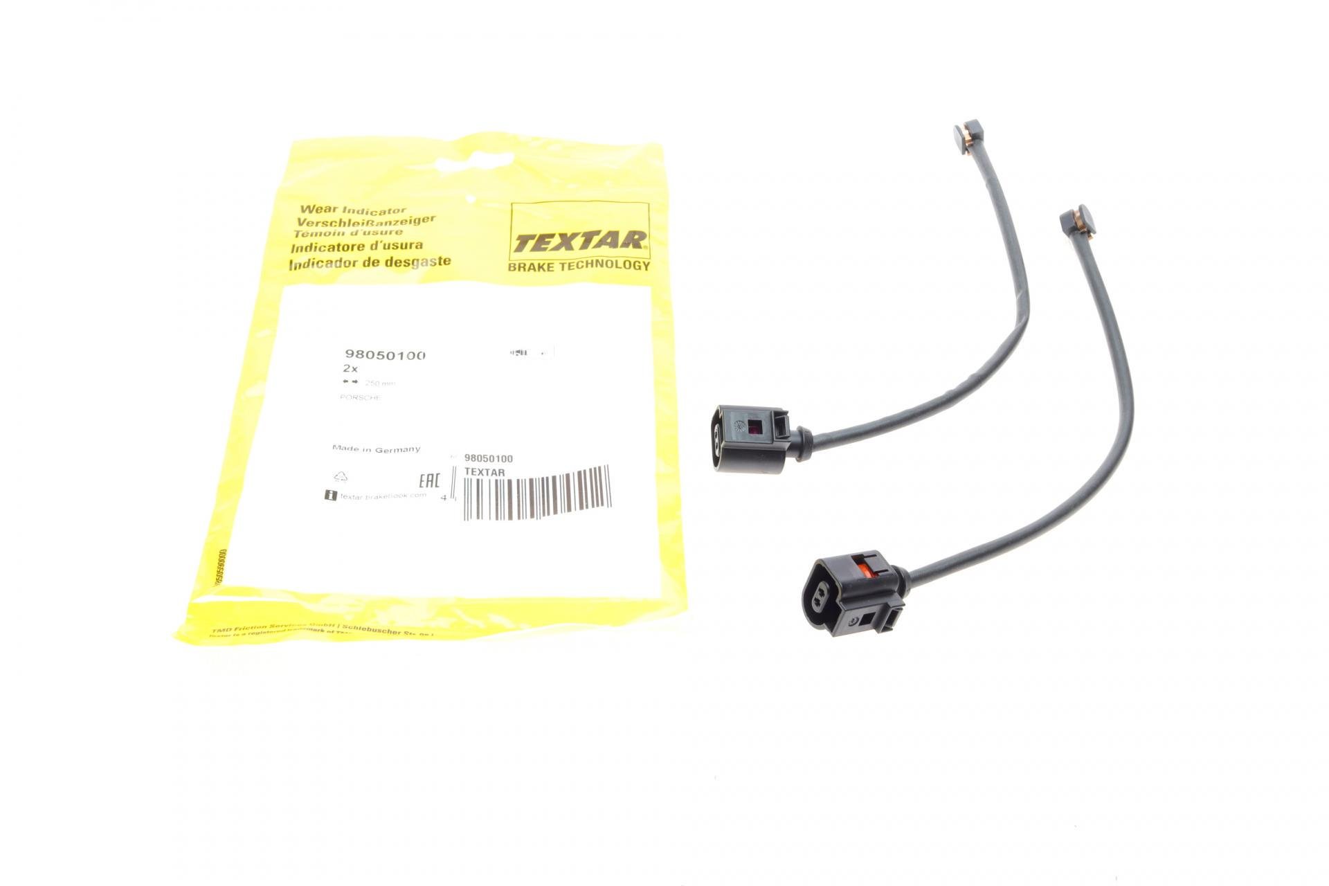 Датчик износа тормозных колодок передних Porsche 911 12- L 250 мм 2шт (98050100)