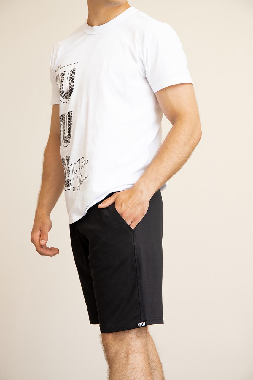 Шорты мужские GBI с карманом сзади XL Черный (13711)