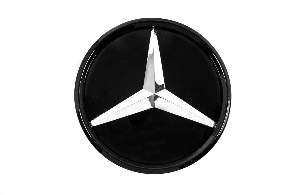 Передняя эмблема под стеклом черная окантовка a2058806406 Davs Auto для Mercedes X class abs-пластик