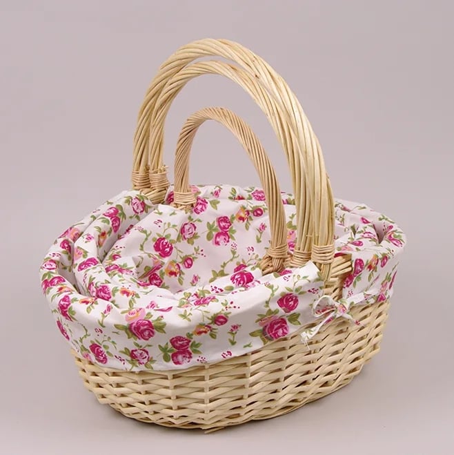 Комплект Кошиків з тканиною Flora 3 шт. (5253)