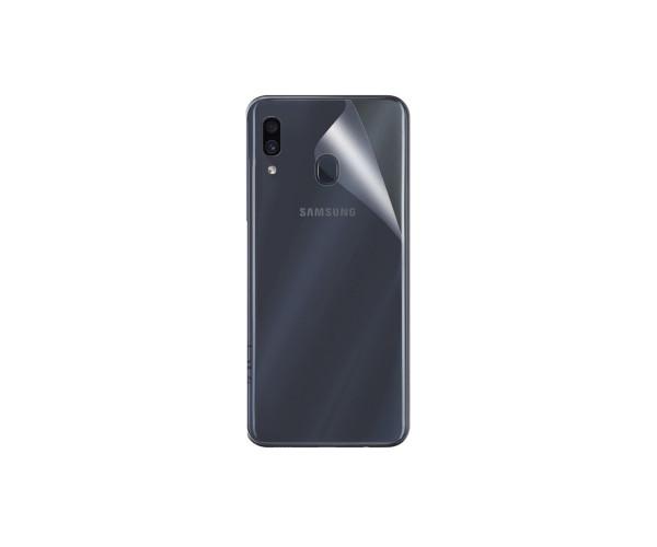 Противоударная гидрогелевая пленка Hydrogel Film для Samsung Galaxy A30 на заднюю панель, Transparent