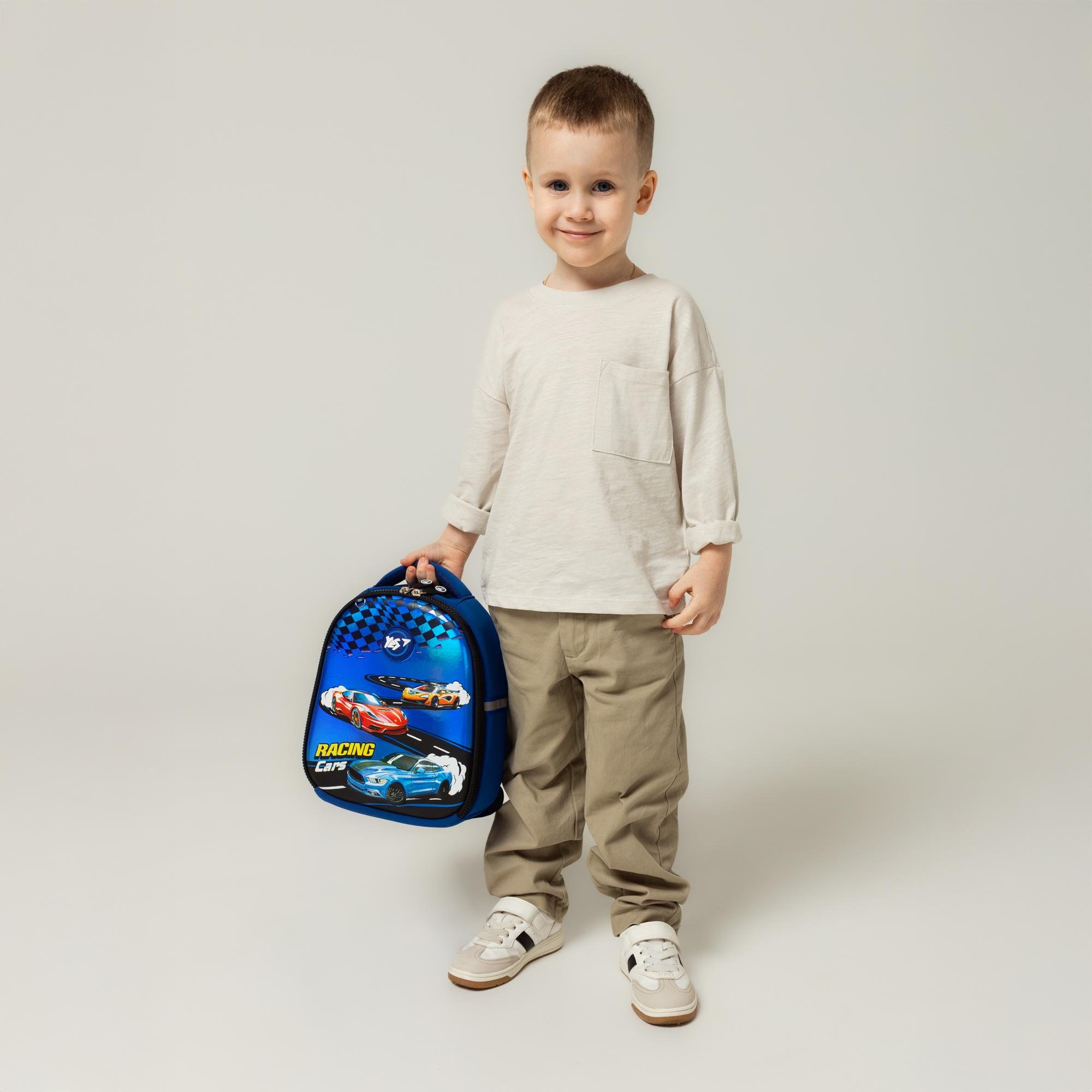 Рюкзак детский YES Racing Cars K-33 (550020) - фото 12 Рюкзак детский YES Racing Cars K-33 (550020) - фото 12