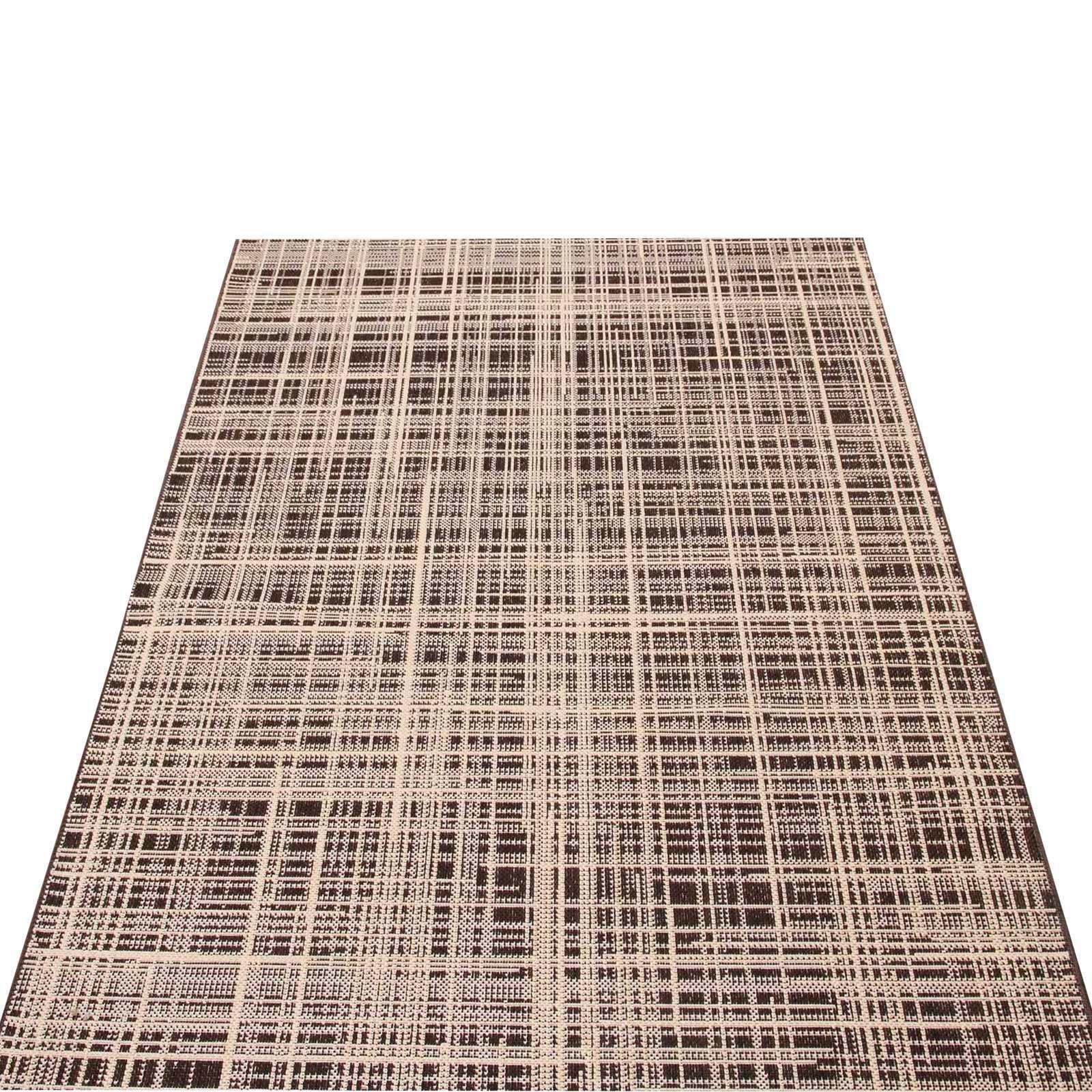 Килим безворсовий на гумовій основі DAKARIA Karat Flex Run 19171/91 1,50x2,00 м Коричневий (00-00011165) - фото 4