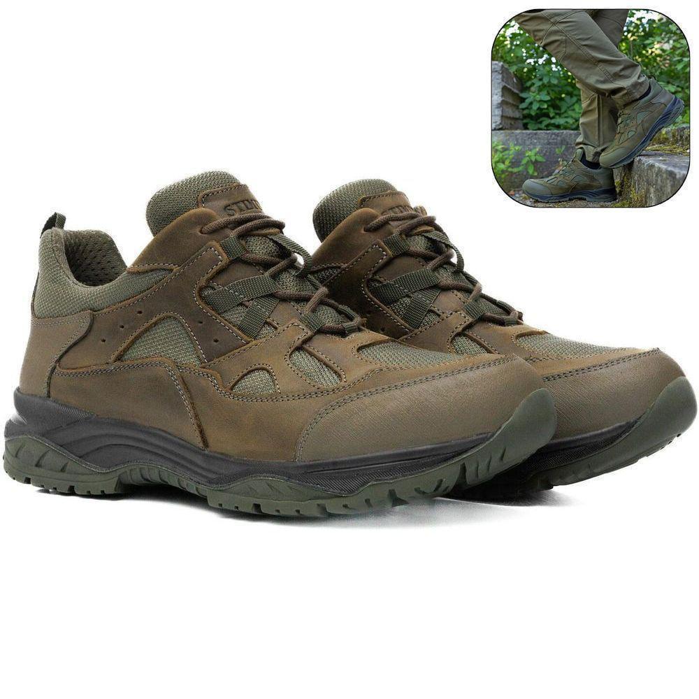 Кросівки туристичні Стимул Техас р. 40 зима/посилені Оливковий - фото 2