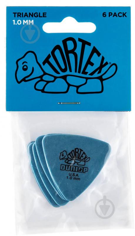 Медиаторы Dunlop 431P1.0 Tortex Triangle Player's Pack 1.0 mm (6 шт.)