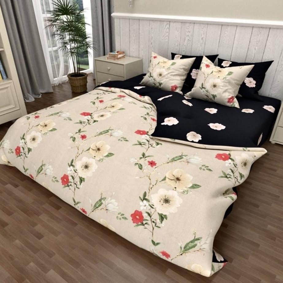 Комплект постельного белья Vital Textile Голд Люкс бязь полуторный 150х220 см (BL1.5-705)