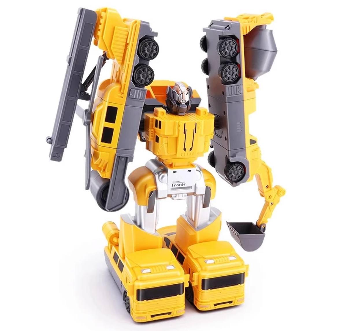 Конструктор Будівельний Трансформер 8в1 Помаранчевий (ooppp21313121)