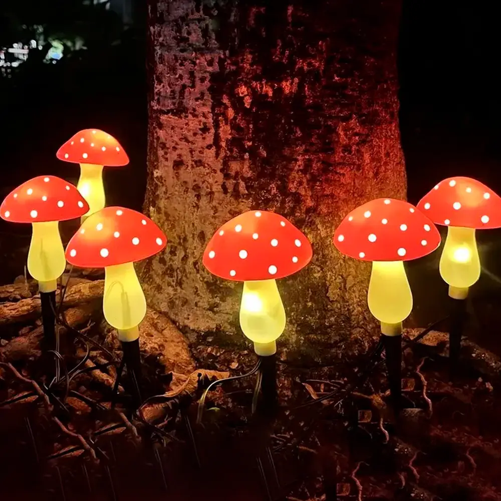 Гирлянда уличная MA759 на солнечной батарее мухомор (30871881) - фото 3
