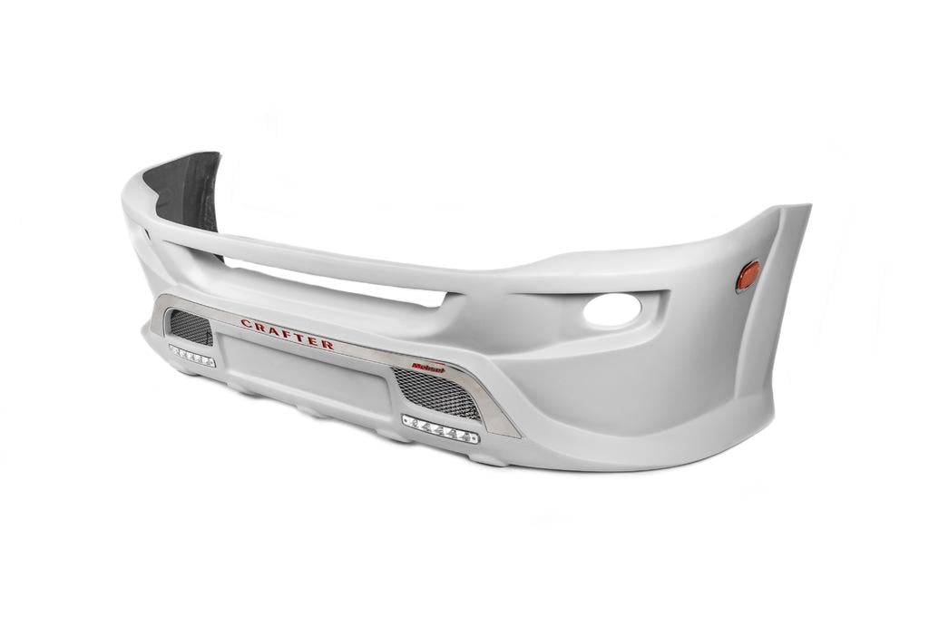 Передний бампер 2012↗ Meliset для Volkswagen Crafter 2006-2016 гг. стеклопластик Под покраску