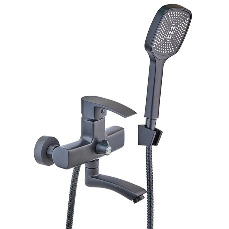Змішувач для ванни MIXXUS Magnum 009 Euro Black (MI6198)