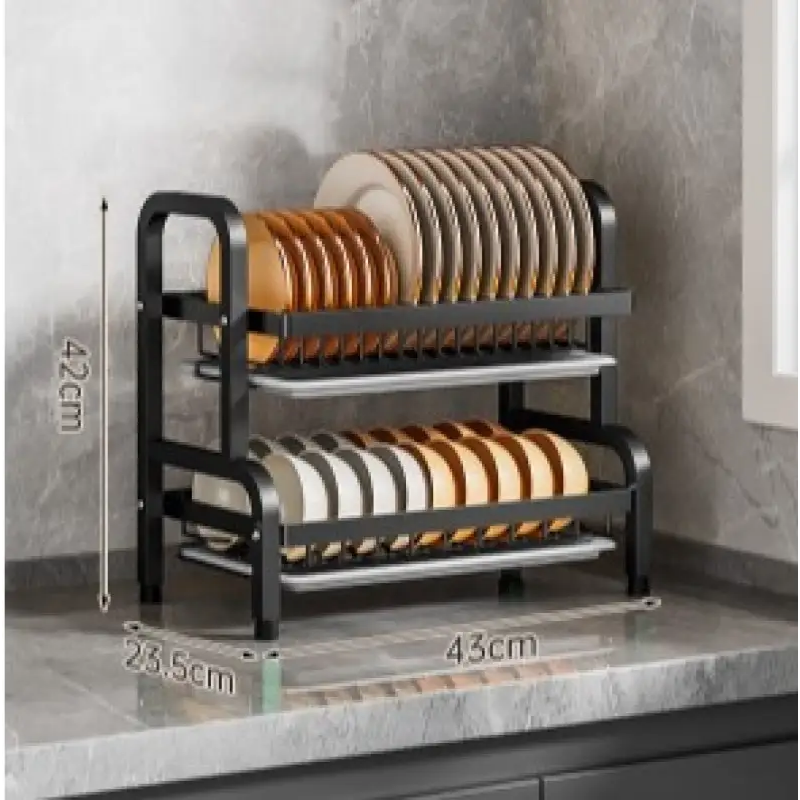 Сушилка для посуды двухъярусная (2633026319) - фото 6 Сушилка для посуды двухъярусная (2633026319) - фото 6