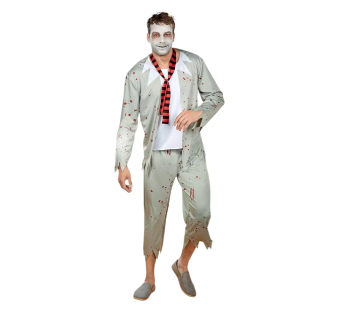 Костюм на Хэллоуин мужской Зомби L Разноцветный (680042-L) - фото 3