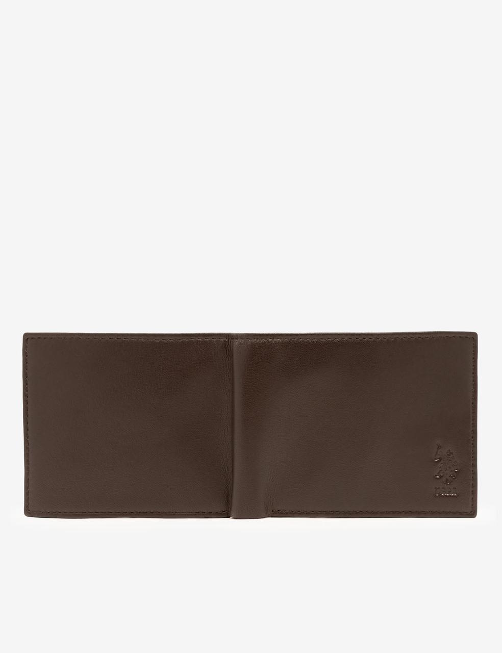 Портмоне мужское U.S. Polo Assn Dorchester Hor Wallet Коричневый (2151507890) - фото 3