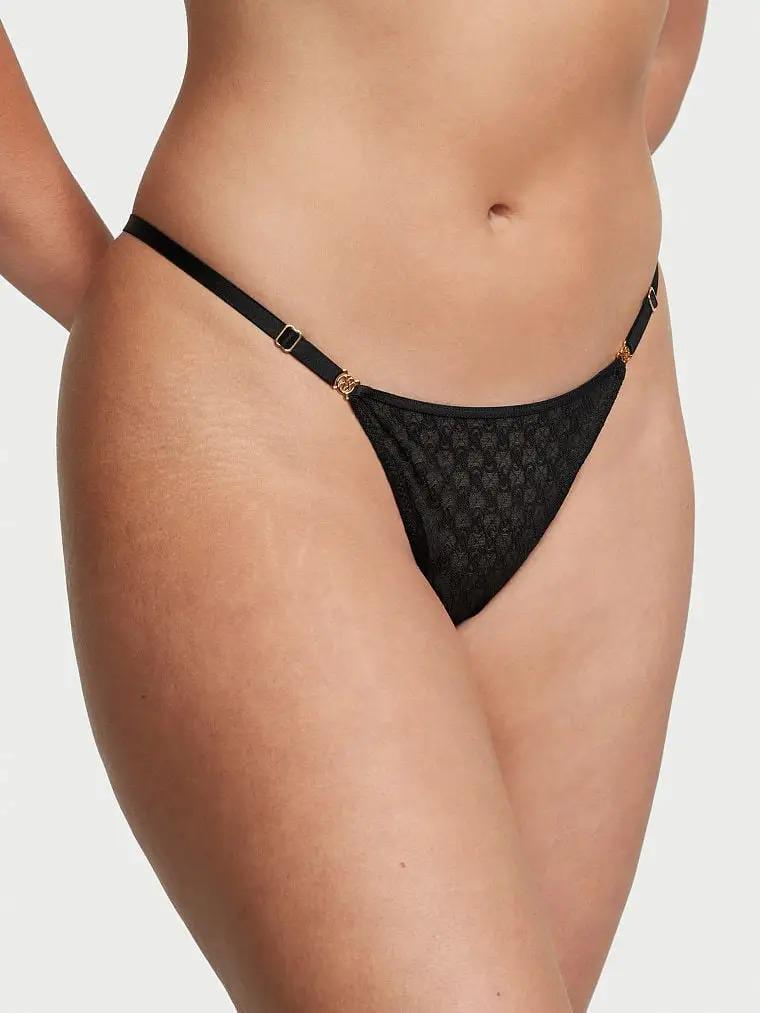 Трусики стринги Victoria's Secret Adjustable Icon Very Sexy M Черный (26695923) Трусики стринги Victoria's Secret Adjustable Icon Very Sexy M Черный (26695923)