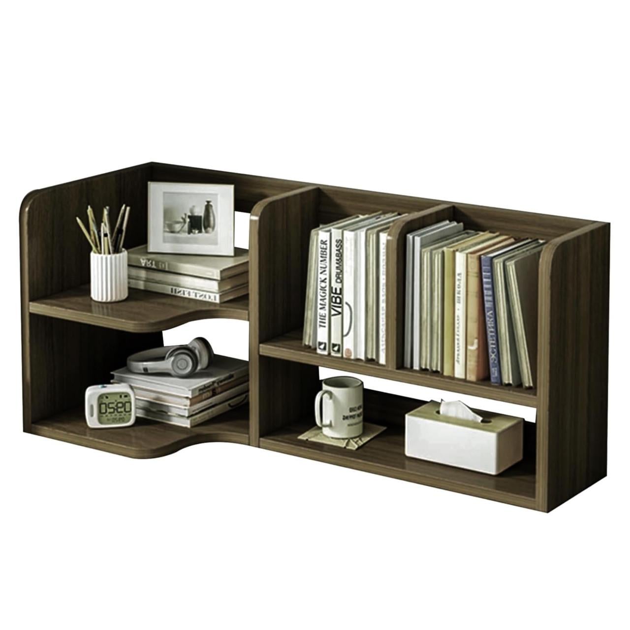 Полка-надстройка настольная из дерева Каласиль палисандр (АКД-000902)