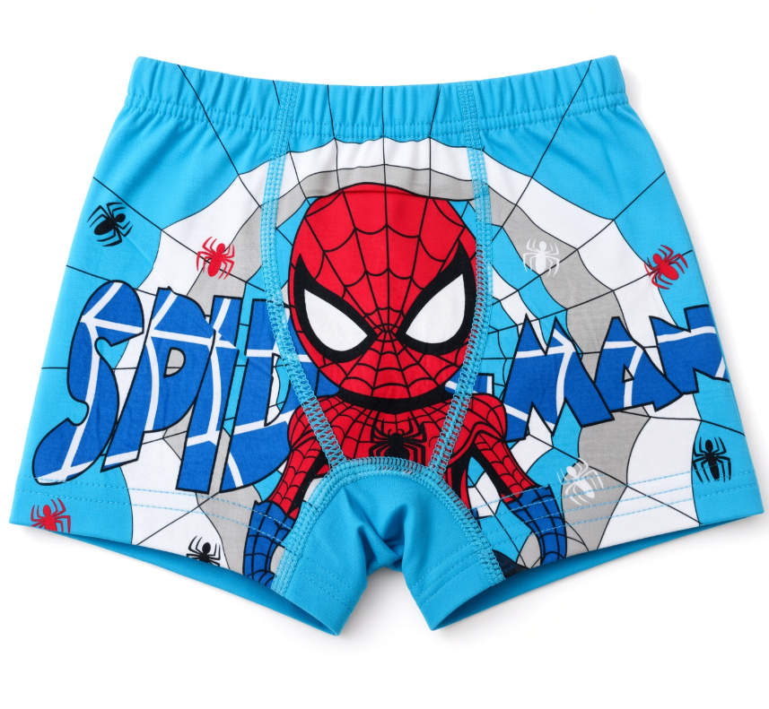 Трусы детские Spider-Man 5-6 лет S Голубой (trof00011)