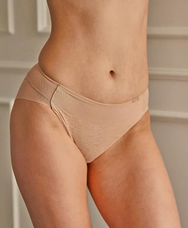 Трусики мереживні сліпи Janira М Світло-бежевий (31609-св-беж)