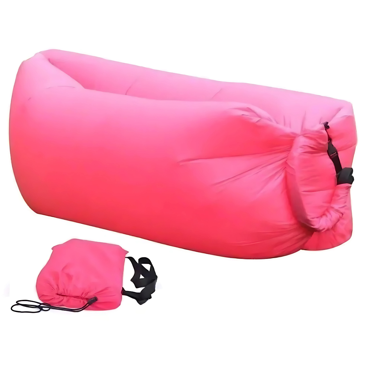 Лежак надувной Lamzac X-2 MAX двухслойный 200х90х70 см до 200 кг Розовый (TM001314) - фото 2 Лежак надувной Lamzac X-2 MAX двухслойный 200х90х70 см до 200 кг Розовый (TM001314) - фото 2