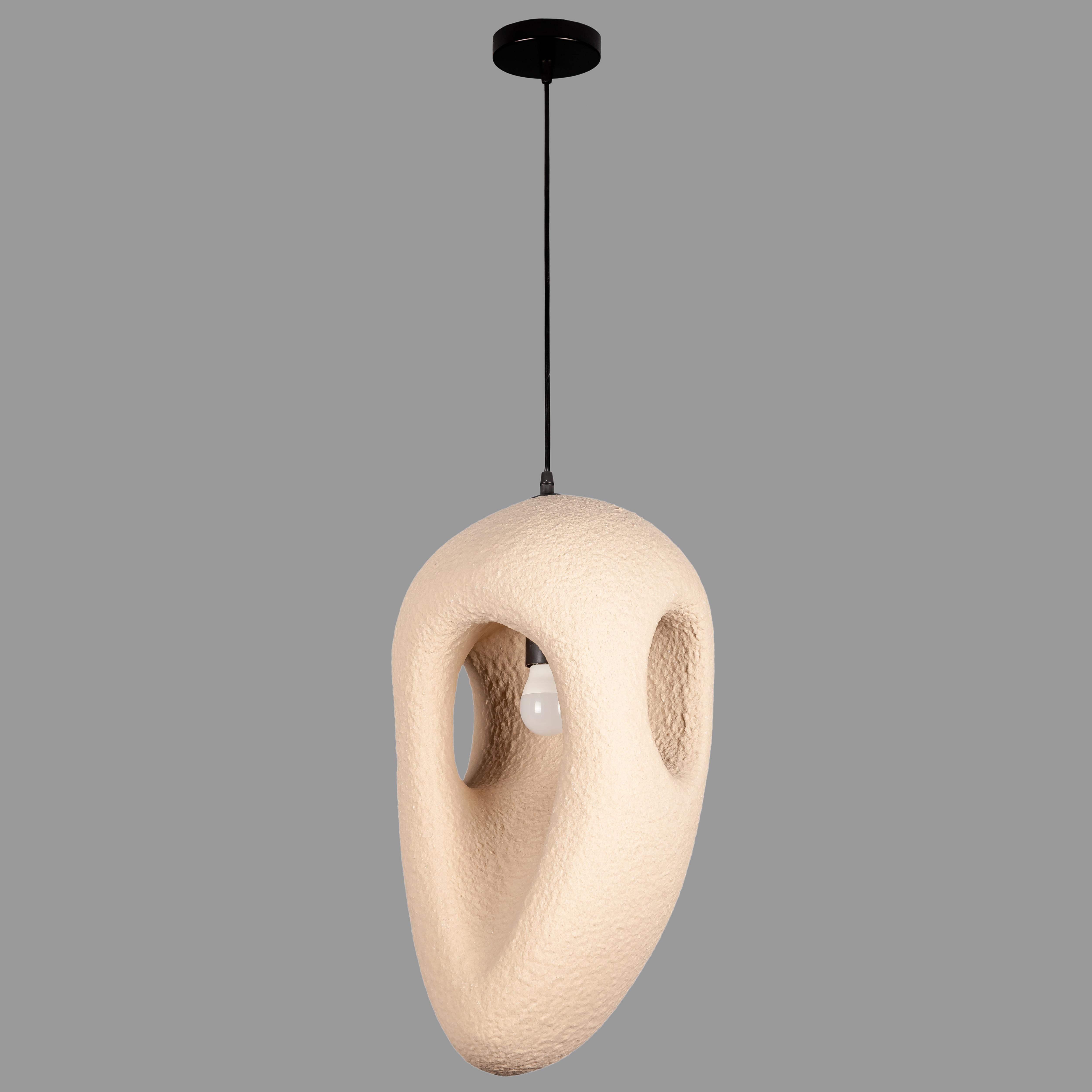 Люстра гипсовая Wabi-Sabi 27х48 см (909-XL3615 (270) BEIGE)