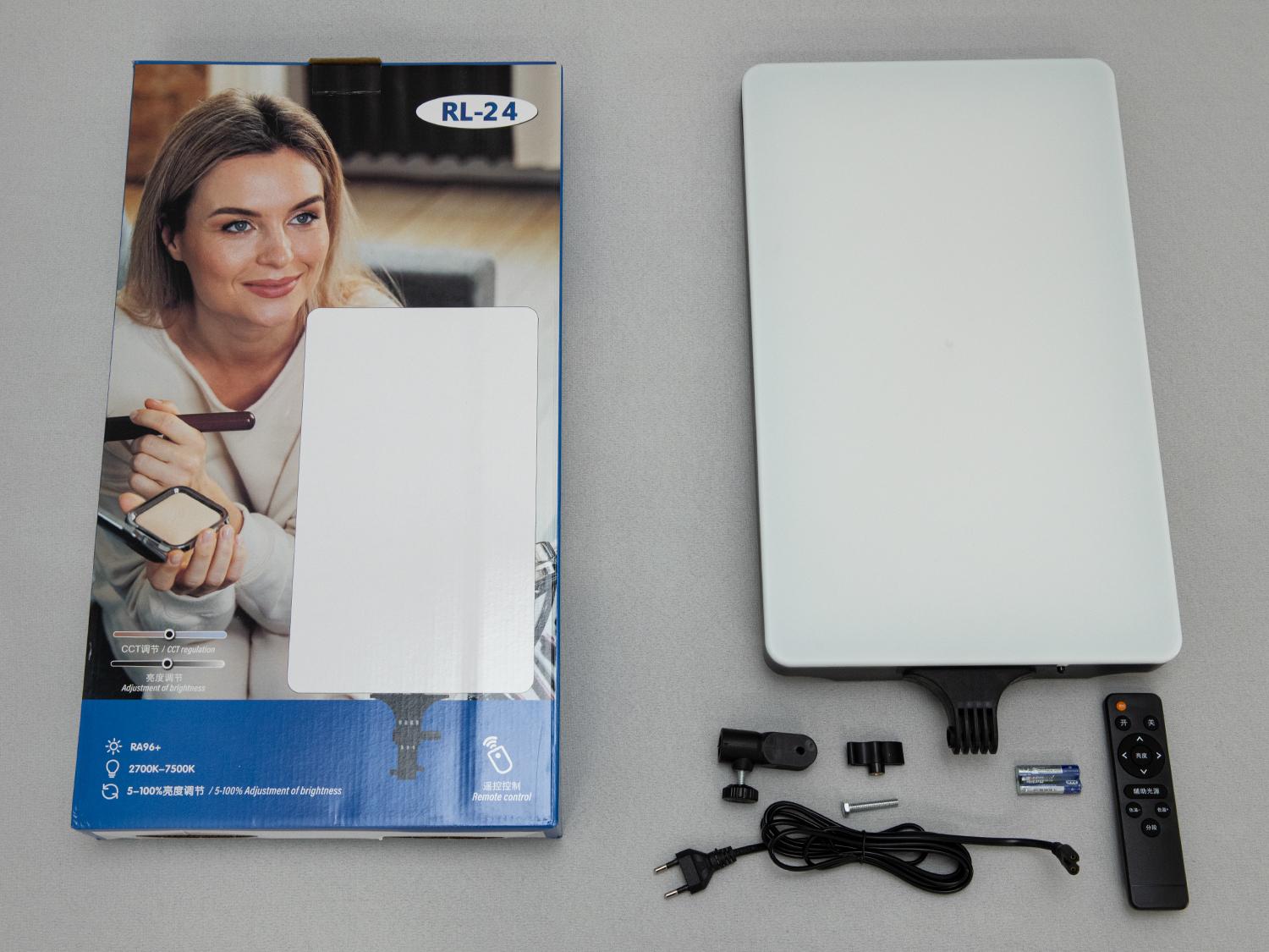 Прямоугольная лампа с пультом без штатива 220В (SL-RL-24) - фото 3 Прямоугольная лампа с пультом без штатива 220В (SL-RL-24) - фото 3