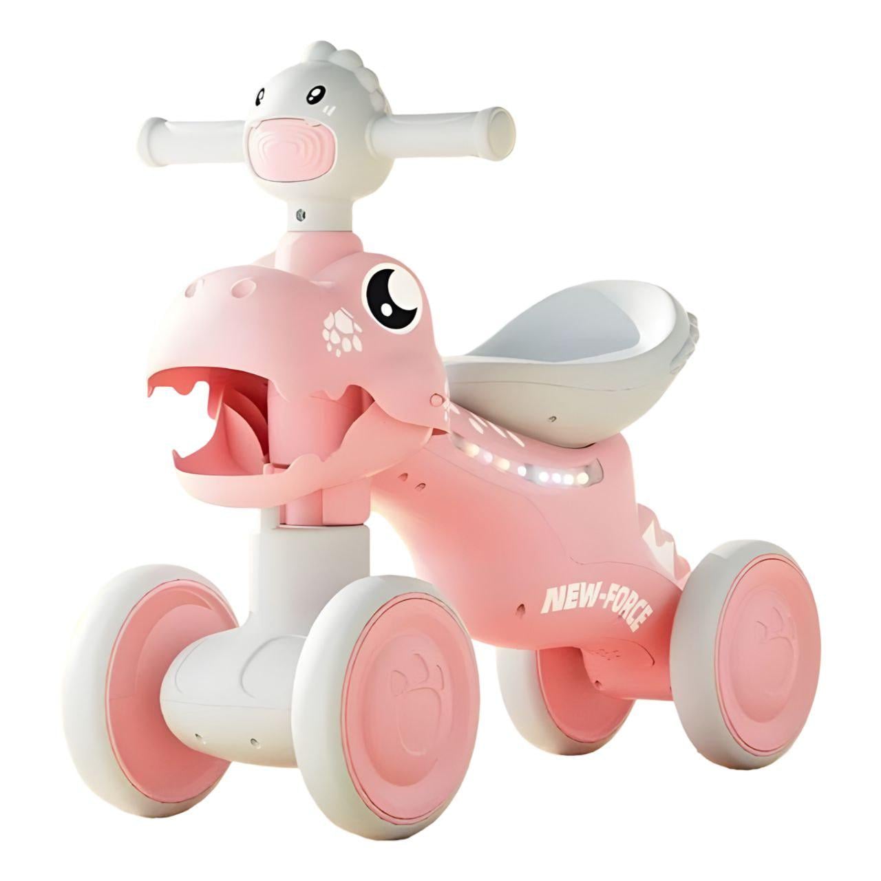 Велобег детский четырехколесный JOY LK-30721 колеса PU/plastic рама/звуковые эффекты и подсветка Розовый (35049498)