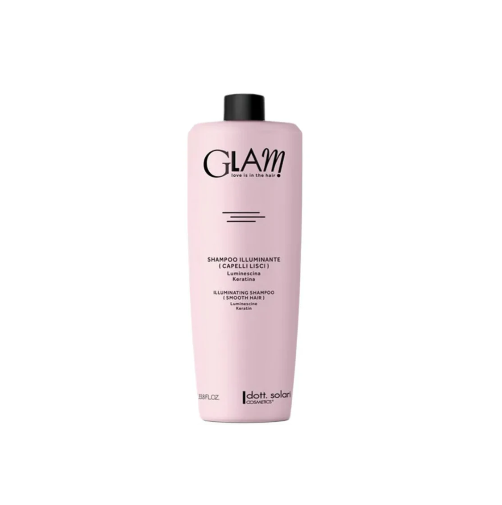 Шампунь розгладжуючий для волосся з ефектом блиску Dott.Solari Glam Illuminating Shampoo Smooth Hair 1000 мл Шампунь розгладжуючий для волосся з ефектом блиску Dott.Solari Glam Illuminating Shampoo Smooth Hair 1000 мл