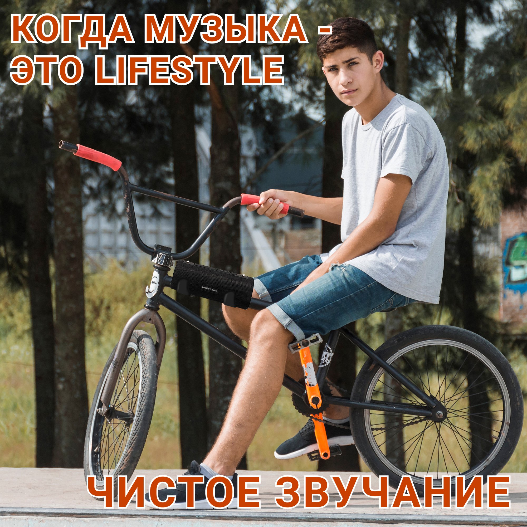 Акустична система Hopestar PowerBank H39 Чорний - фото 3