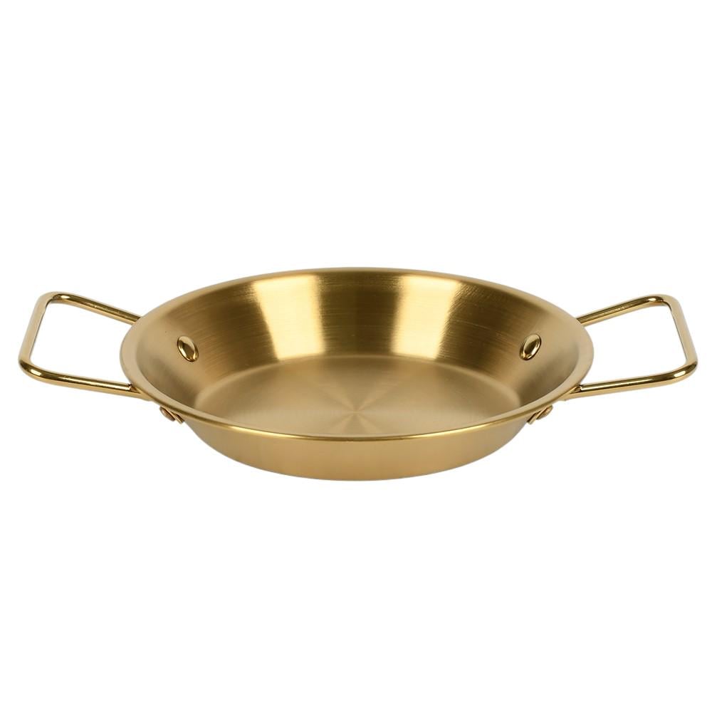 Сковорода для подачи Gold R41175-22 с двумя ручками d 22 см Золотой (34965230)