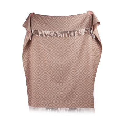 Плед ромб 140x200 см Бежевый - фото 3 Плед ромб 140x200 см Бежевый - фото 3