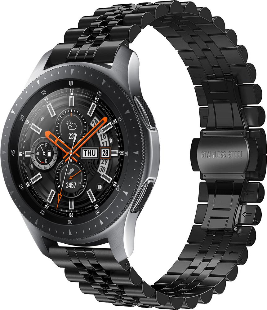 Браслет металлический Stech для Galaxy Watch 46 мм Black (25248-2B)