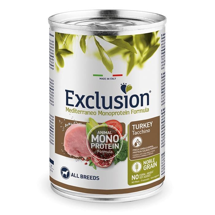 Консерва для собак Exclusion Turkey All Breed з індичкою 400 г